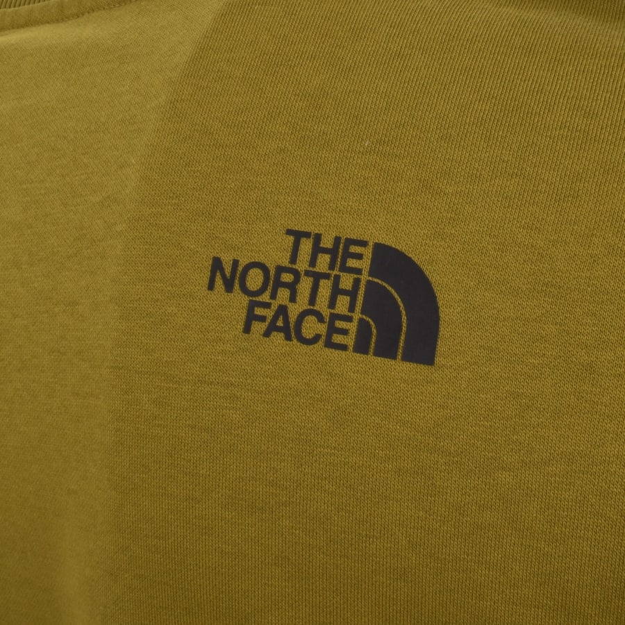 North face khaki sweatshirt top